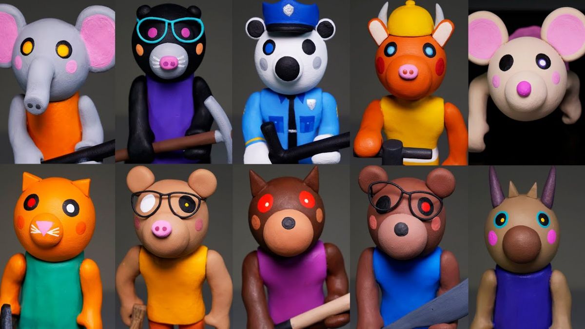 making_all_roblox_piggy_characters_➤_part_3_★_polymer_clay_tutorial