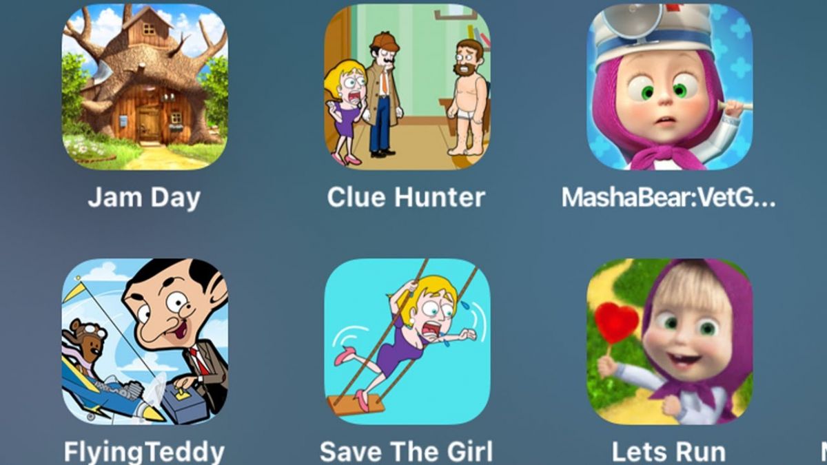masha_and_the_bear_jam_day,clue_hunter,masha_bear_vet_doctor,mr_bean,save_the_girl,masha_lets_run