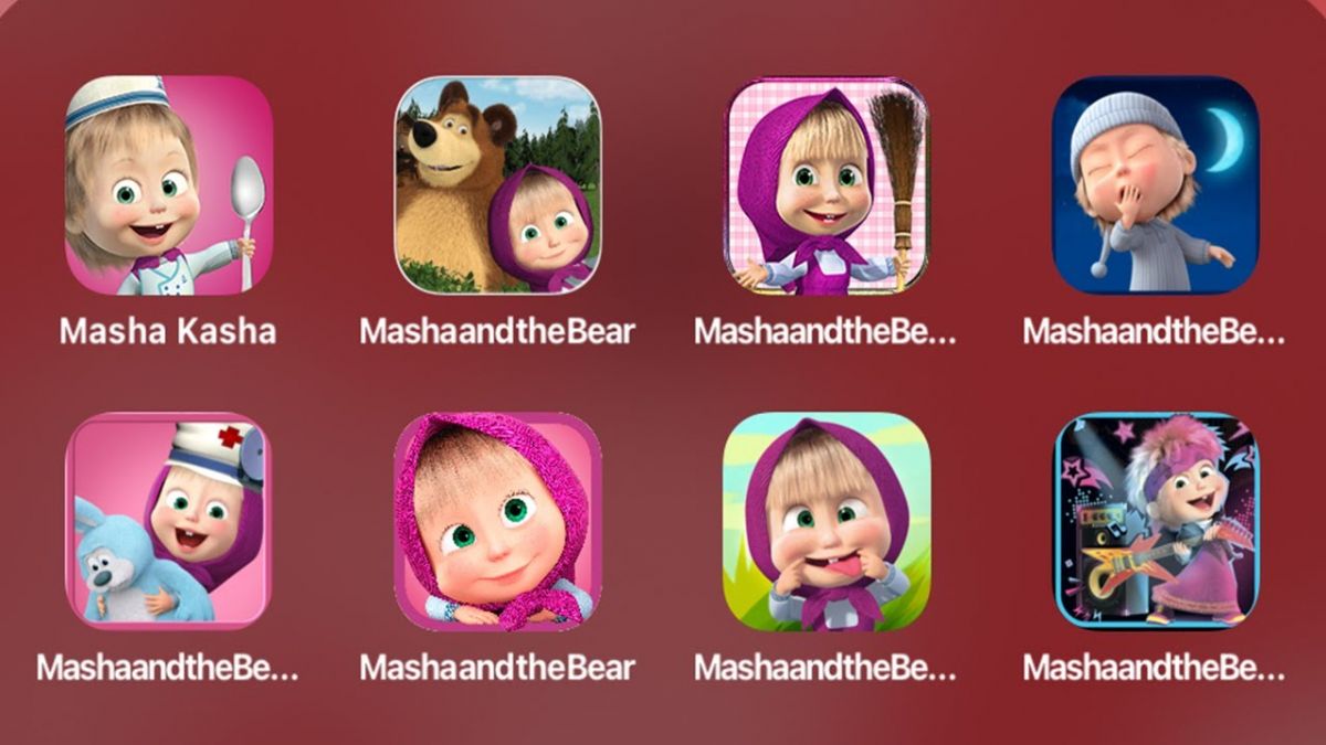 masha_kasha,masha_and_the_bear,good_night,pizzeria,masha,game_zone,fishing,xmas_shopping,dentist