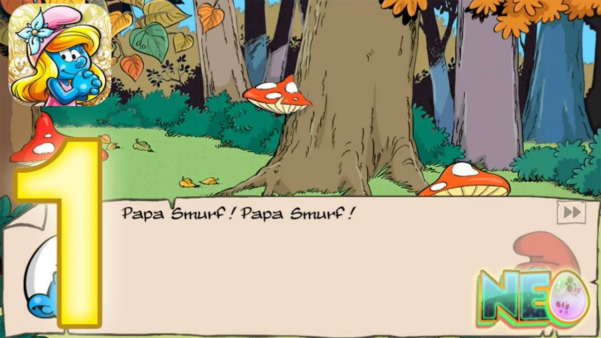 smurfs__village_gameplay_walkthrough_part_1_gargamel_and_papa_smurf_(ios,_android)