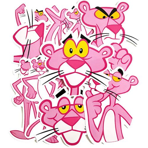 pink_panther_10_pcs_decals