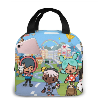 zhousongst_toca_life_world_portable_insulated_lunch_bag_picnic_bags_box_with_front_pocket